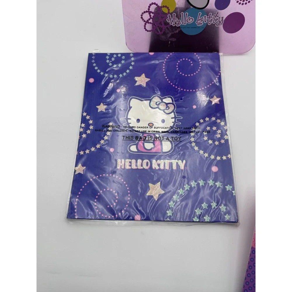 VTG 2001 Sanrio Hello Kitty Pink Clipboard Clear Plastic 9